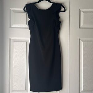 NWT Calvin Klein black over the knee dress